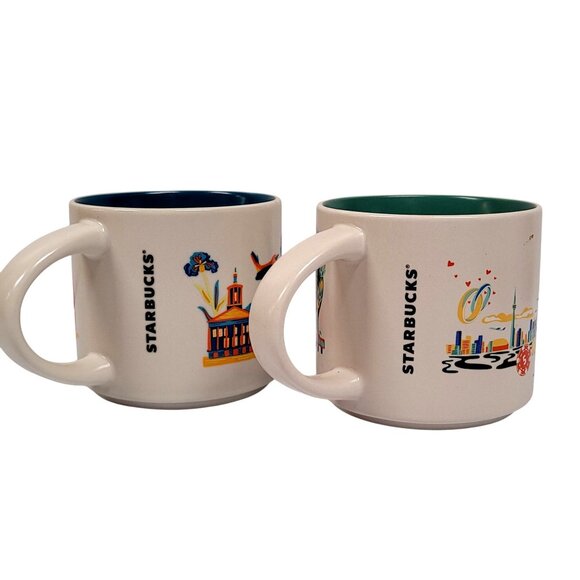 Starbucks Discovery Series Lot 2 Tennessee 2024 Niagara Falls 2024 Mugs 14 oz - Picture 4 of 7